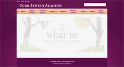 Desktop Screenshot of cobbjewishacademy.org